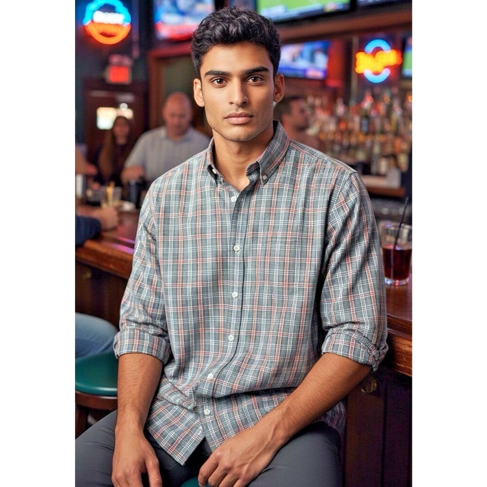 UNTUCKit mens NEW button down casual plaid shirt size XXL collegiate quality